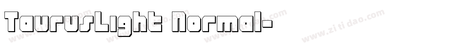 TaurusLight Normal字体转换